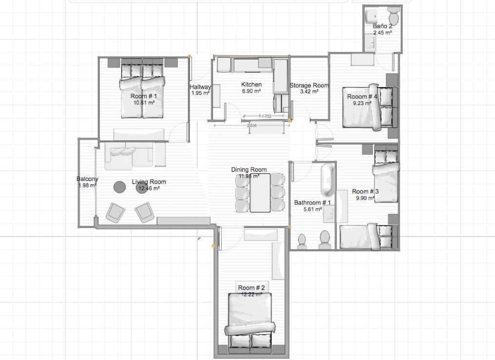 Acogedor Apt 8Pax 4Bdr 2Bth- Cozyhomesevilla2 Exterior photo